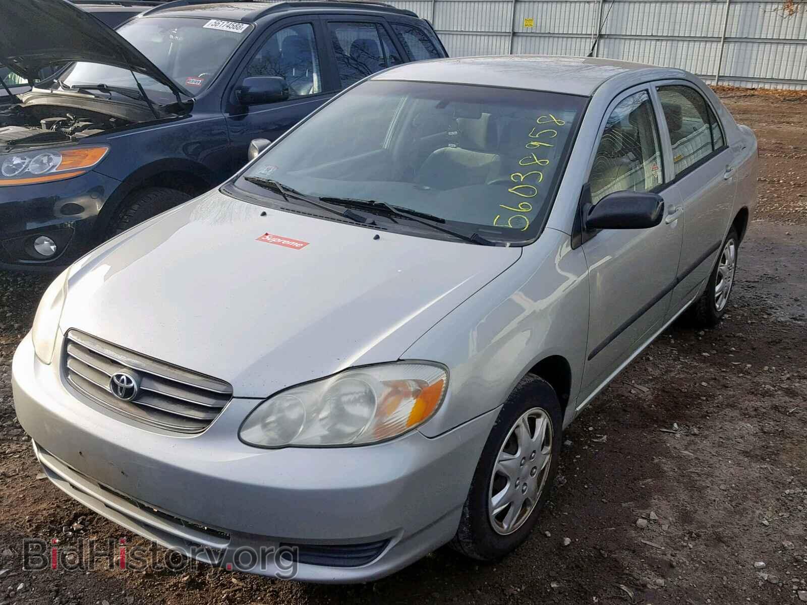 2003 TOYOTA COROLLA - VIN: 2T1BR32E83C036425 - Фото 2