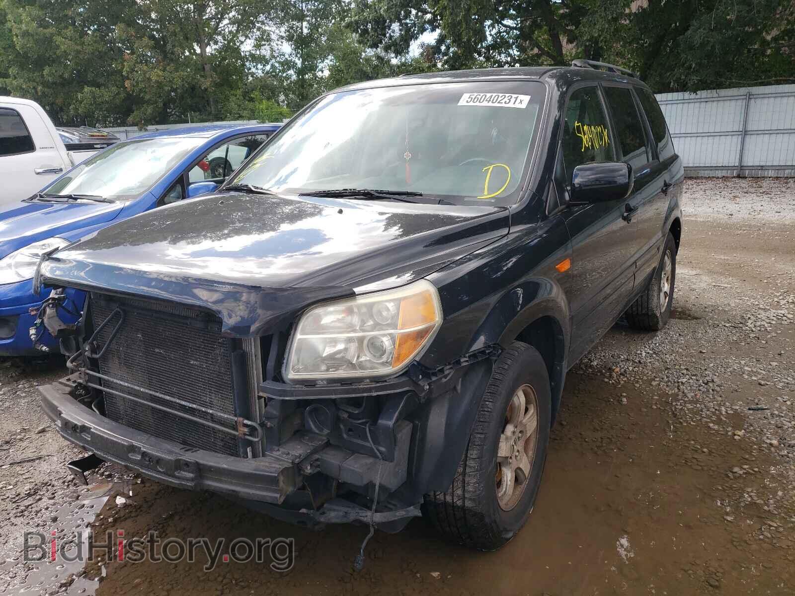 2006 HONDA PILOT - VIN: 2HKYF18736H562379 - Фото 2