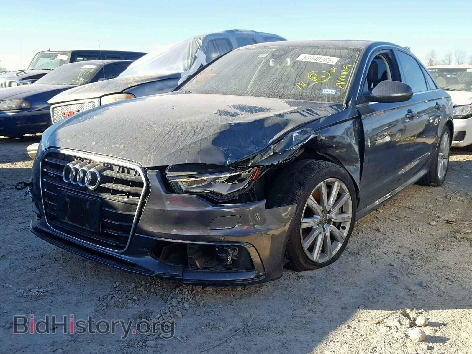 2014 AUDI A6 - VIN: WAUHGAFC6EN007080 - Фото 2