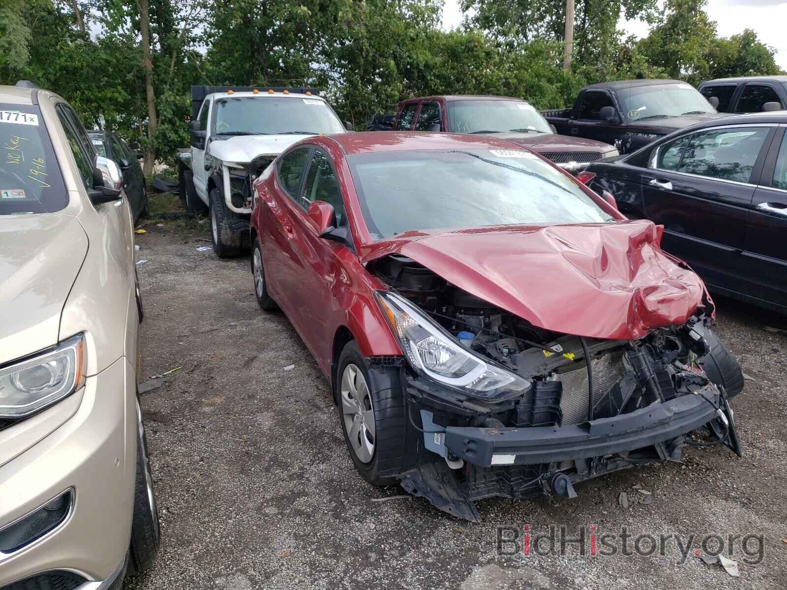 Photo 5NPDH4AE4GH799323 - HYUNDAI ELANTRA 2016