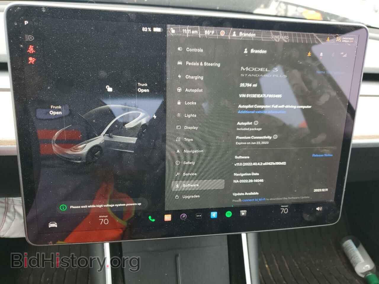 2020 TESLA MODEL 3 - VIN: 5YJ3E1EA7LF803495 - Фото 9