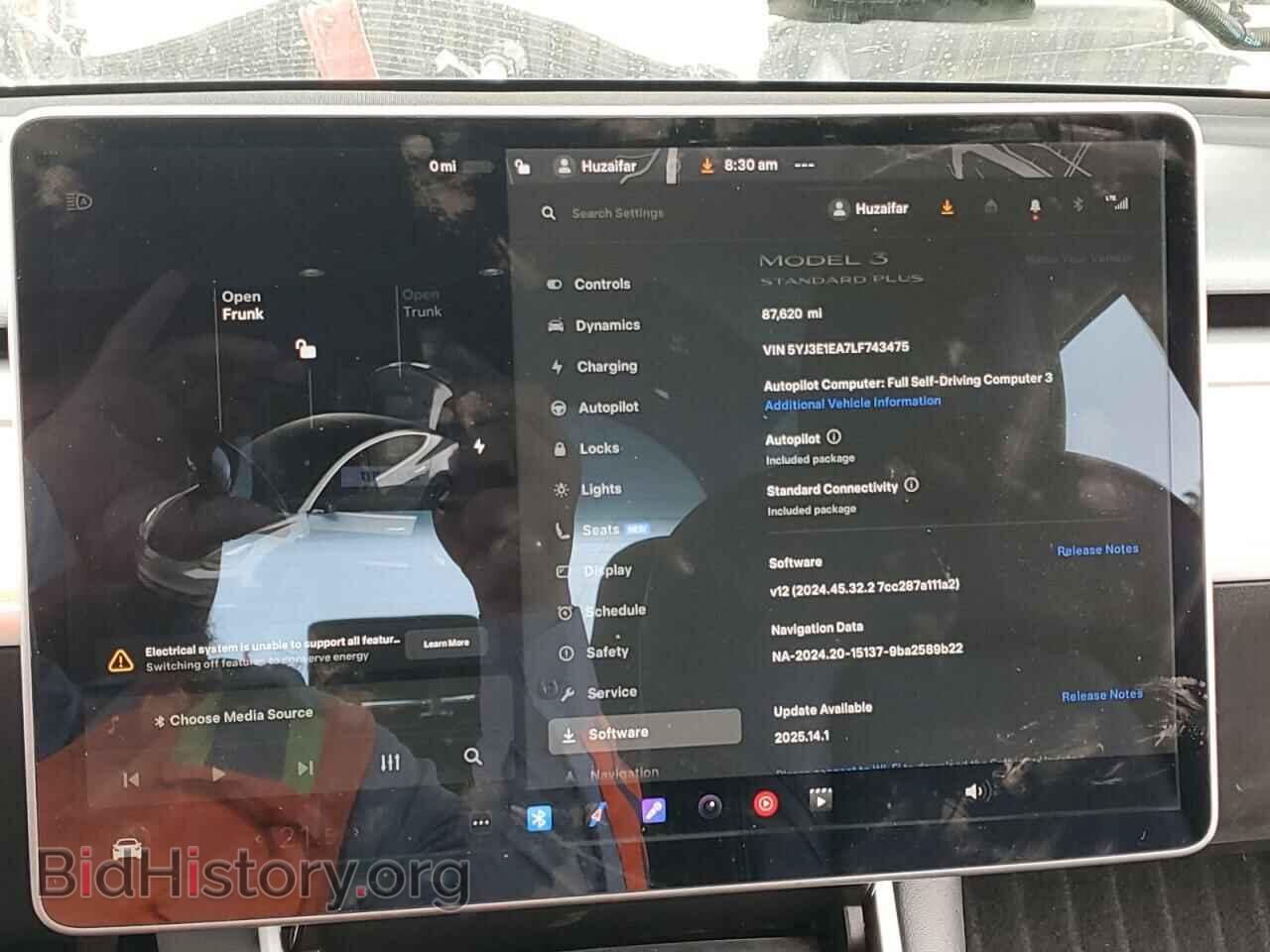 2020 TESLA MODEL 3 - VIN: 5YJ3E1EA7LF743475 - Фото 9