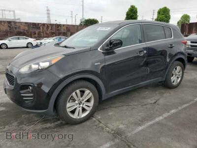 2017 Kia SPORTAGE LX, черный — VIN KNDPMCAC5H7275797, Copart