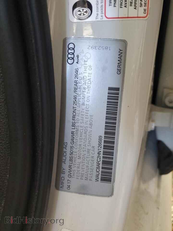 2017 AUDI A6 - VIN: WAUC8AFC2HN126689 - Фото 12