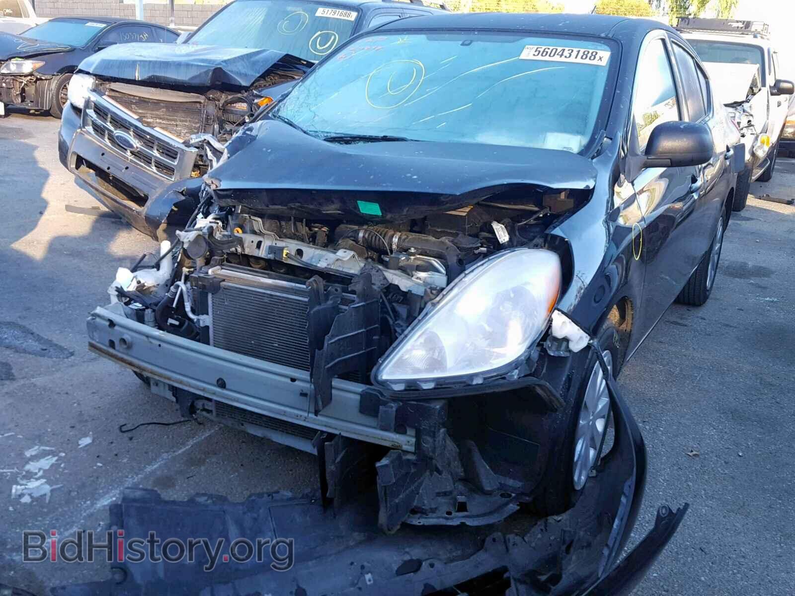 2014 NISSAN VERSA - VIN: 3N1CN7AP4EL855851 - Фото 2