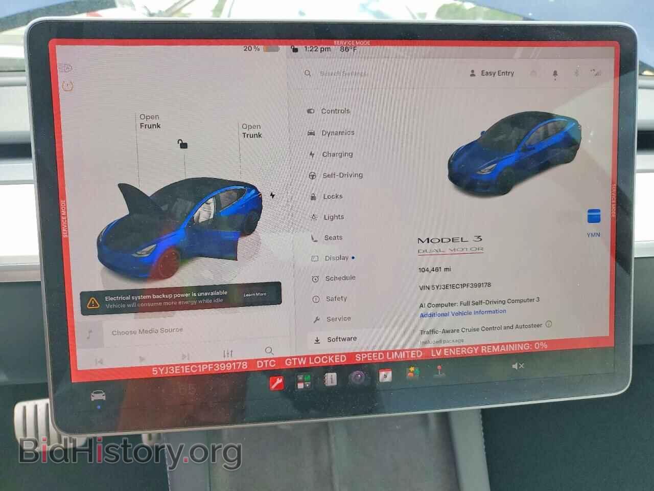 2023 TESLA MODEL 3 - VIN: 5YJ3E1EC1PF399178 - Фото 9