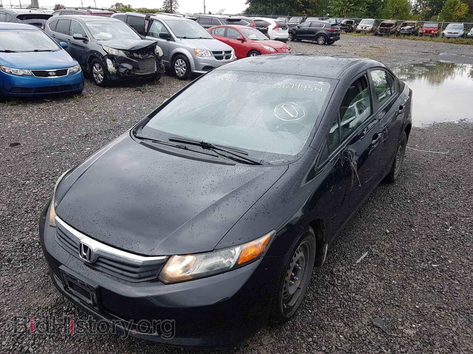 2012 HONDA CIVIC - VIN: 2HGFB2F43CH063282 - Фото 2