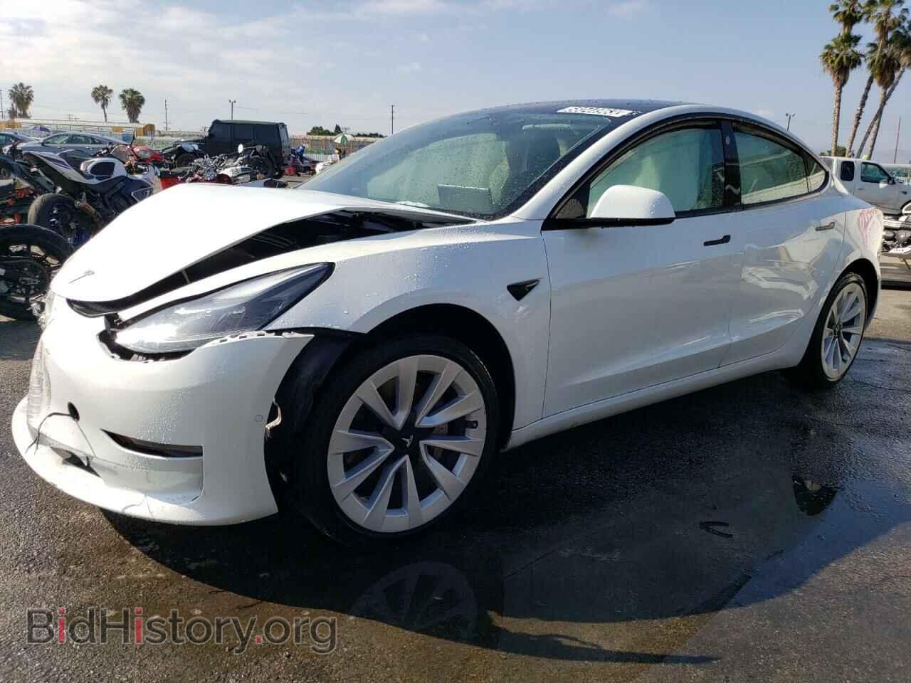 Фотография 5YJ3E1EB3NF145007 - TESLA MODEL 3 2022