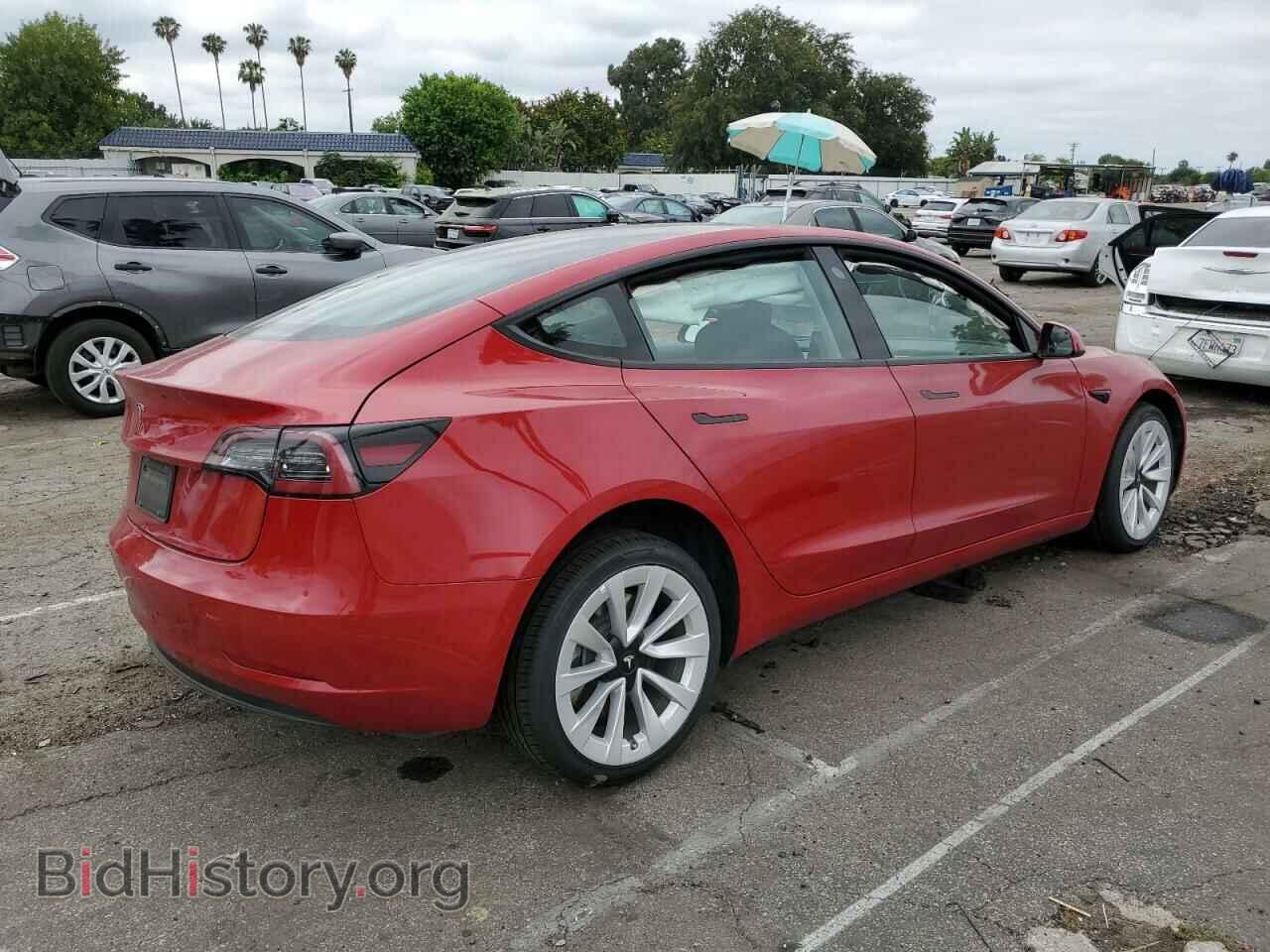 2022 TESLA MODEL 3 - VIN: 5YJ3E1EA3NF304714 - Фото 3