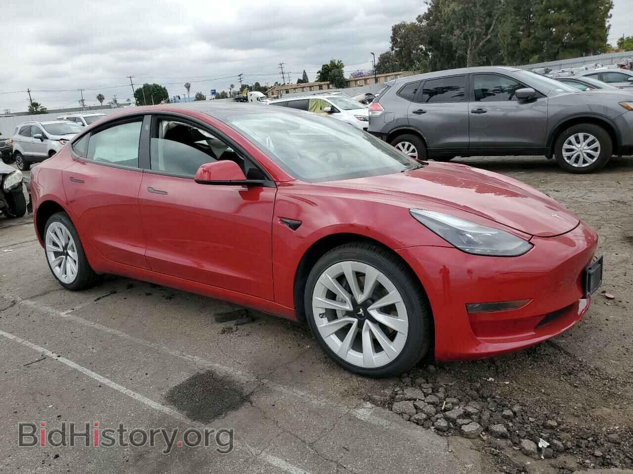 2022 TESLA MODEL 3 - VIN: 5YJ3E1EA3NF304714 - Фото 4