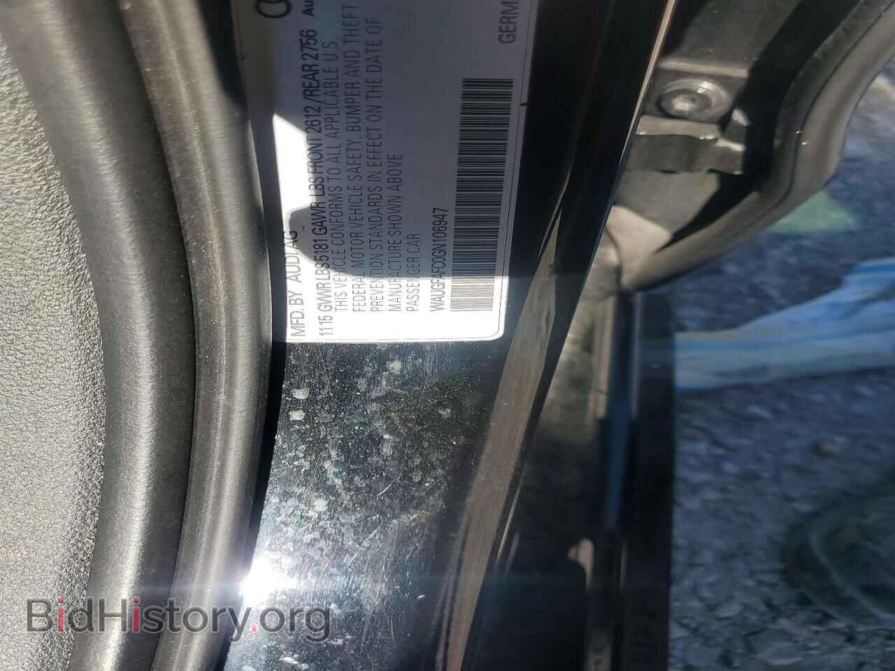2016 AUDI A6 - VIN: WAUGFAFC0GN106947 - Photo 12