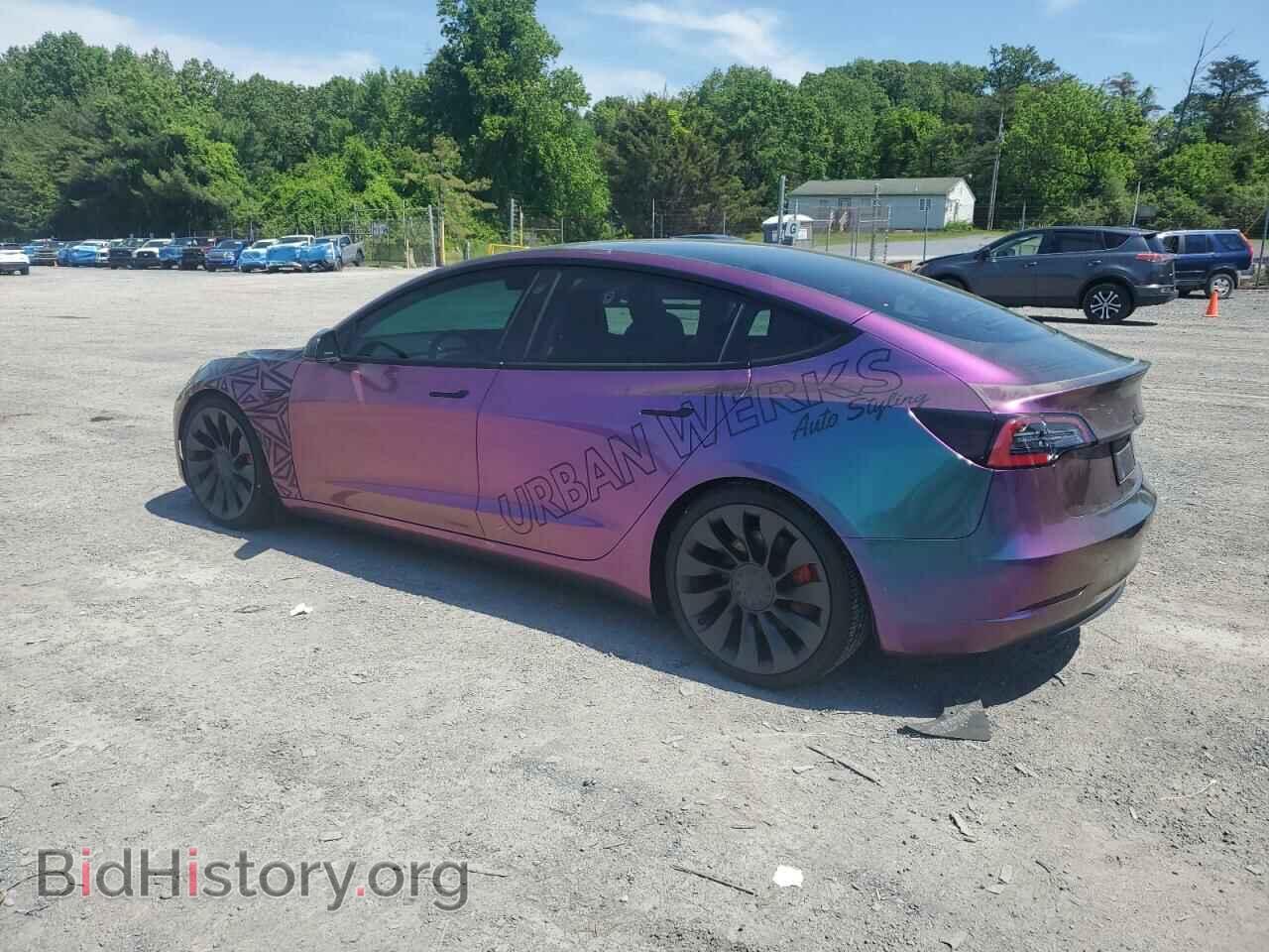 2022 TESLA MODEL 3 - VIN: 5YJ3E1EC2NF168335 - Фото 2