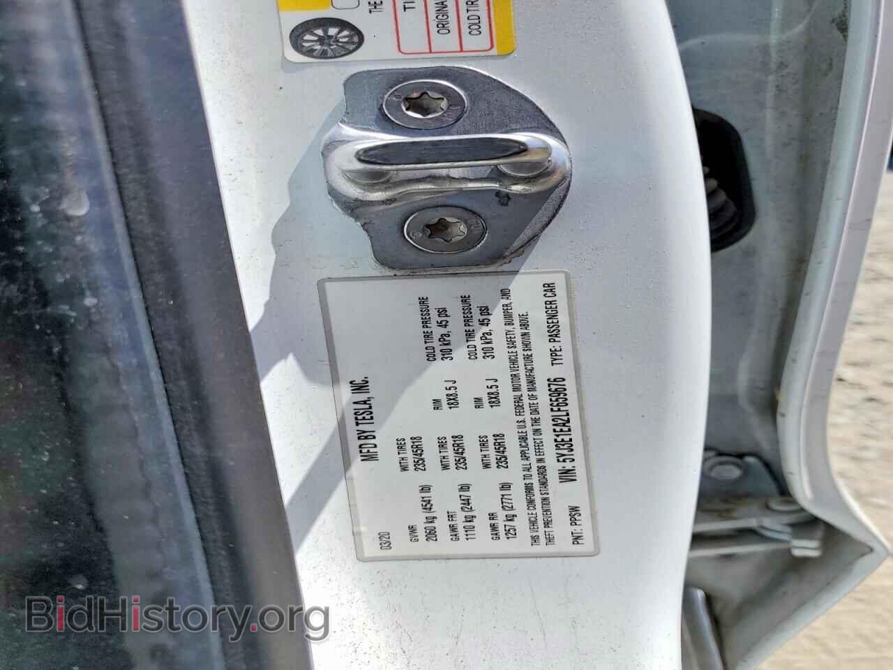 2020 TESLA MODEL 3 - VIN: 5YJ3E1EA2LF659676 - Photo 13