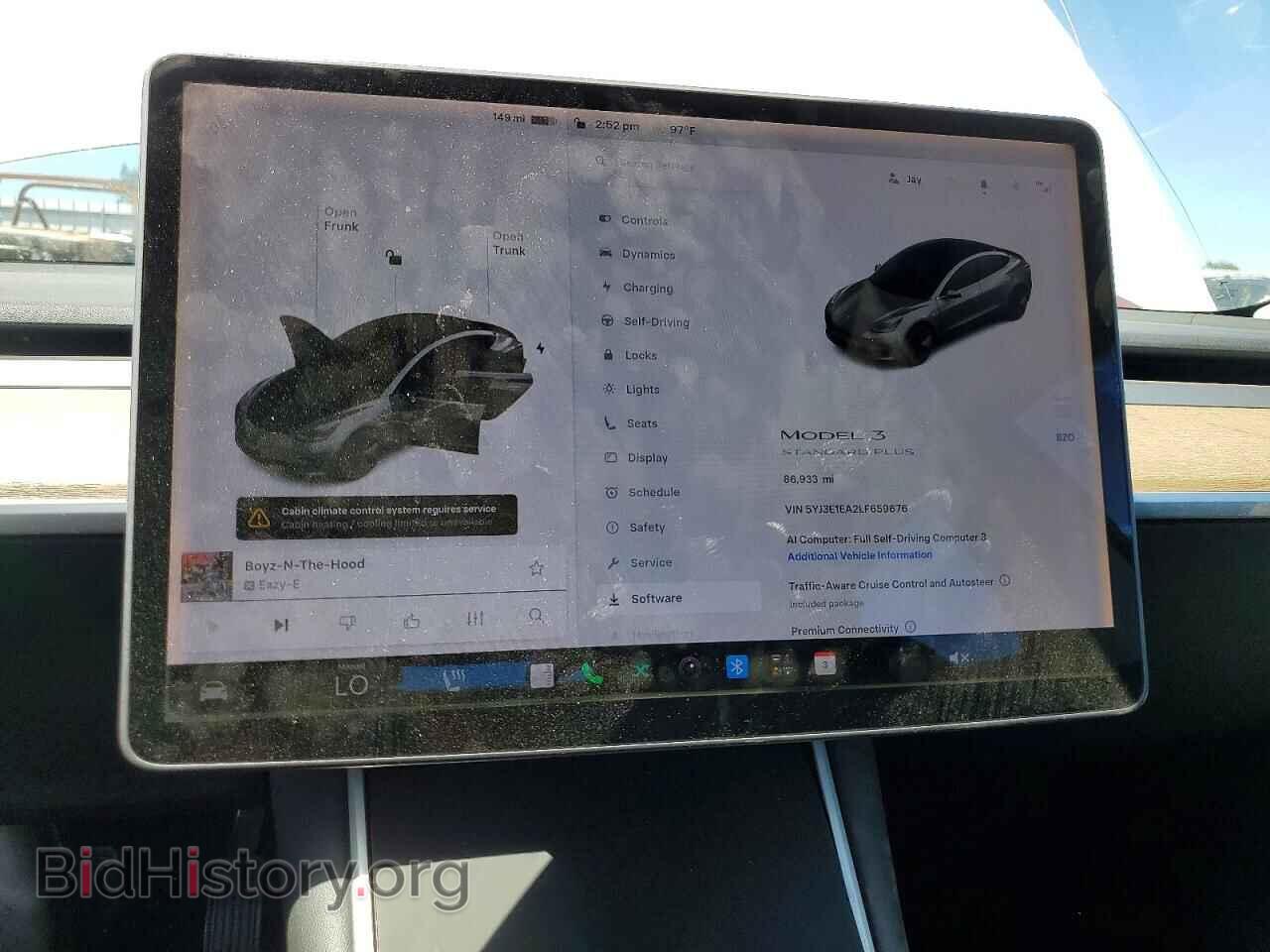 2020 TESLA MODEL 3 - VIN: 5YJ3E1EA2LF659676 - Photo 9