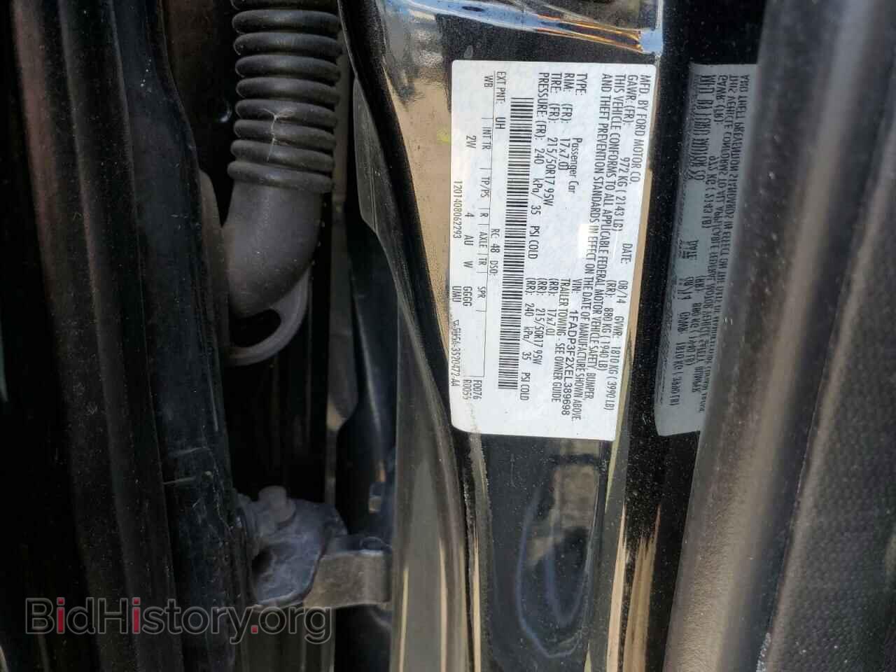 2014 FORD FOCUS - VIN: 1FADP3F2XEL389698 - Photo 12