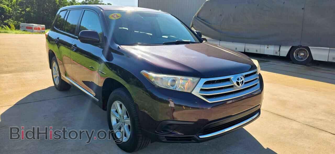 Фотография 5TDZA3EH6CS022168 - TOYOTA HIGHLANDER 2012
