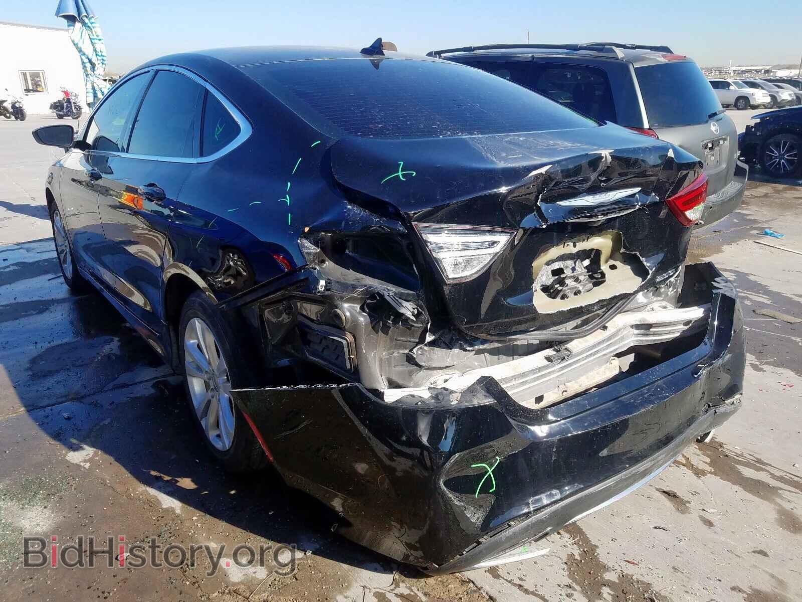 2016 CHRYSLER 200 - VIN: 1C3CCCAG6GN188431 - Фото 3