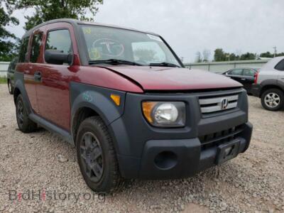 2008 Honda ELEMENT Element LX, red — VIN 5J6YH18328L002630, Copart