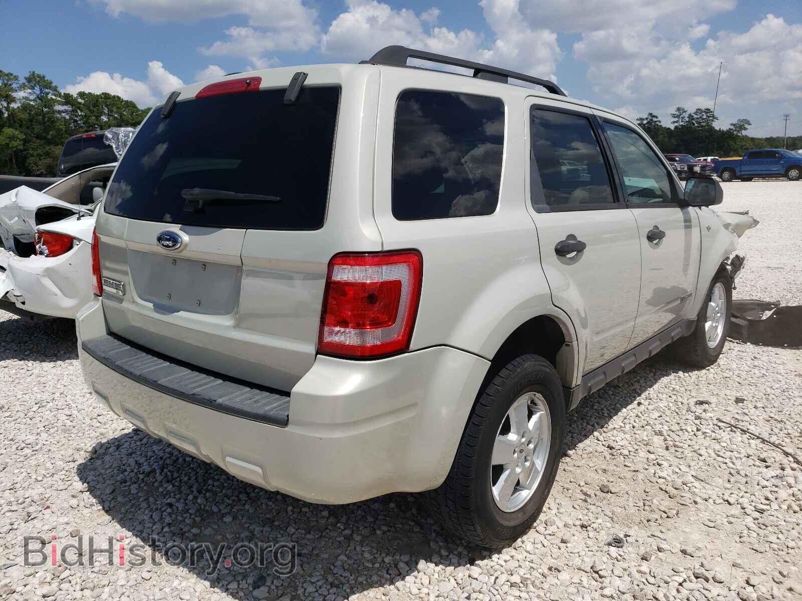 2008 FORD ESCAPE - VIN: 1FMCU03108KD30240 - Фото 4