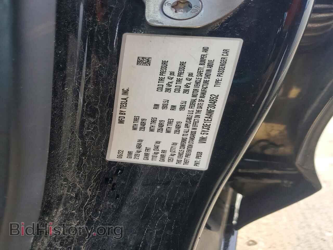 2022 TESLA MODEL 3 - VIN: 5YJ3E1EA4NF304852 - Photo 12