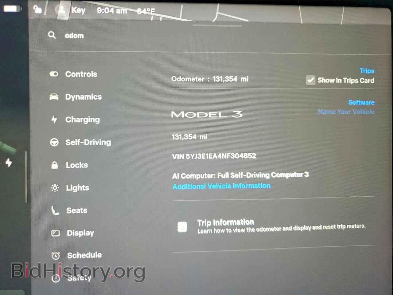 2022 TESLA MODEL 3 - VIN: 5YJ3E1EA4NF304852 - Photo 9