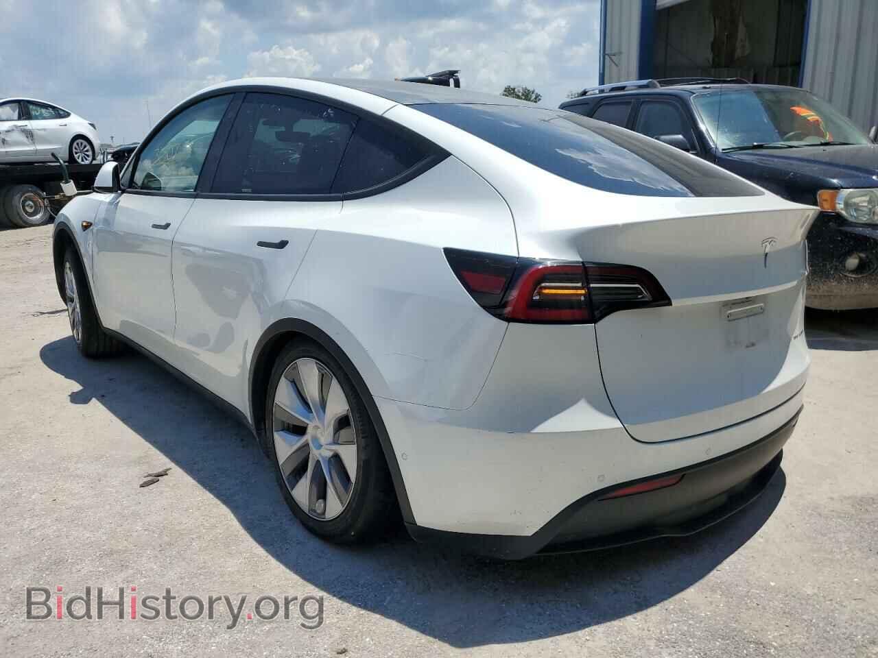 2021 TESLA MODEL Y - VIN: 5YJYGDEEXMF069666 - Фото 3