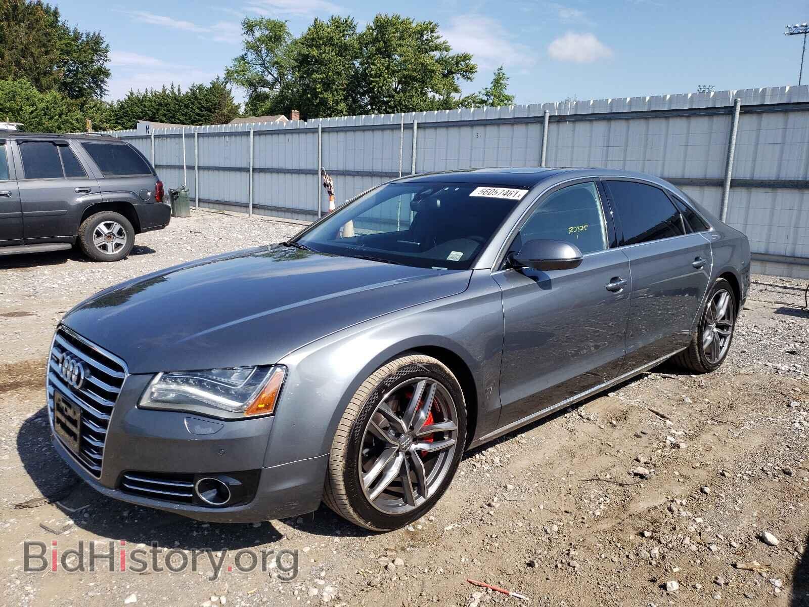 2014 AUDI A8 - VIN: WAURMAFDXEN011588 - Фото 2