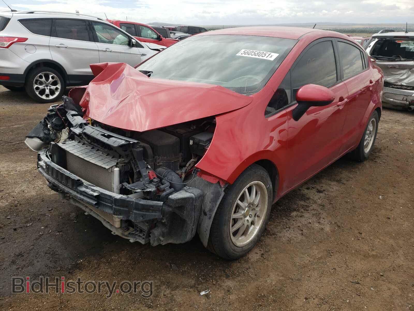 2014 KIA RIO - VIN: KNADM4A35E6385191 - Фото 2
