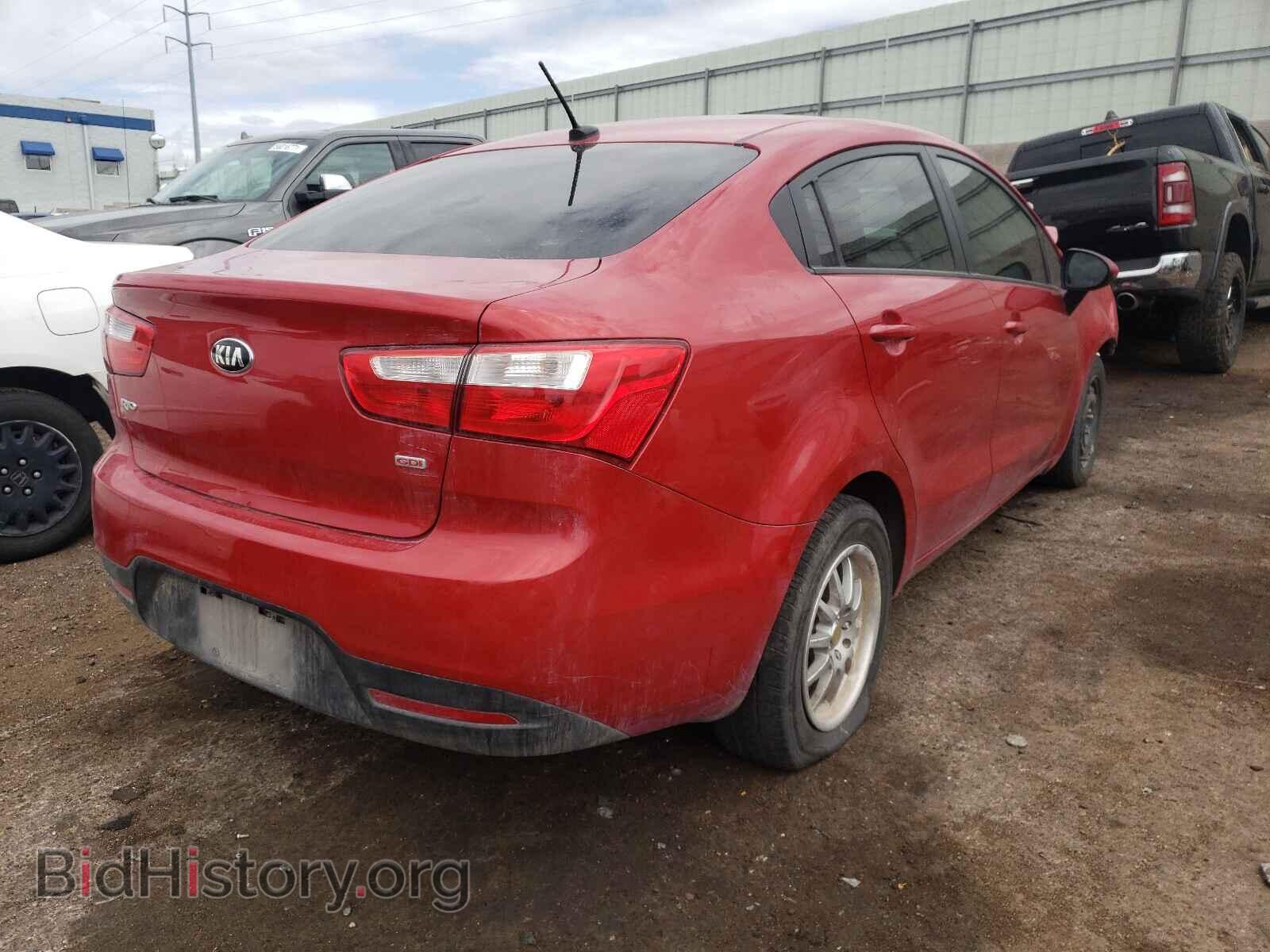 2014 KIA RIO - VIN: KNADM4A35E6385191 - Фото 4