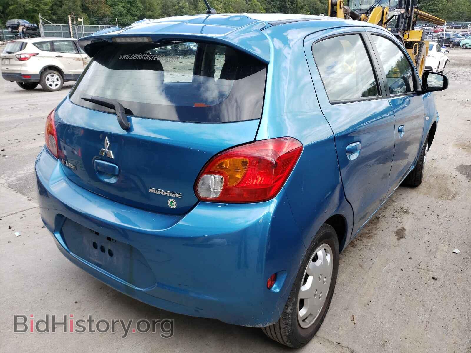 2015 MITSUBISHI MIRAGE - VIN: ML32A3HJXFH006664 - Фото 4