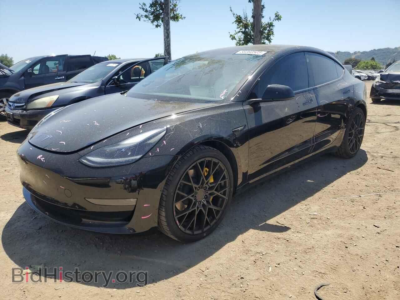 Photo 5YJ3E1EB7MF072402 - TESLA MODEL 3 2021