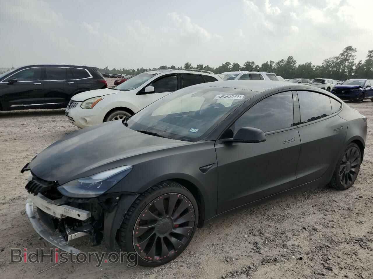 Photo 5YJ3E1EC1NF113682 - TESLA MODEL 3 2022