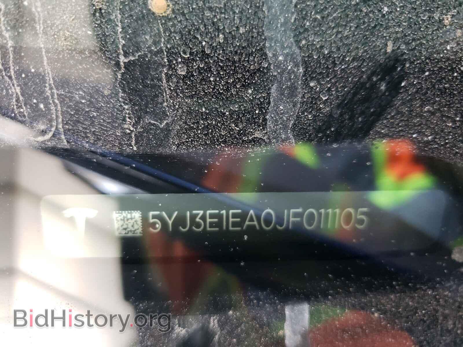 2018 TESLA MODEL 3 - VIN: 5YJ3E1EA0JF011105 - Фото 10