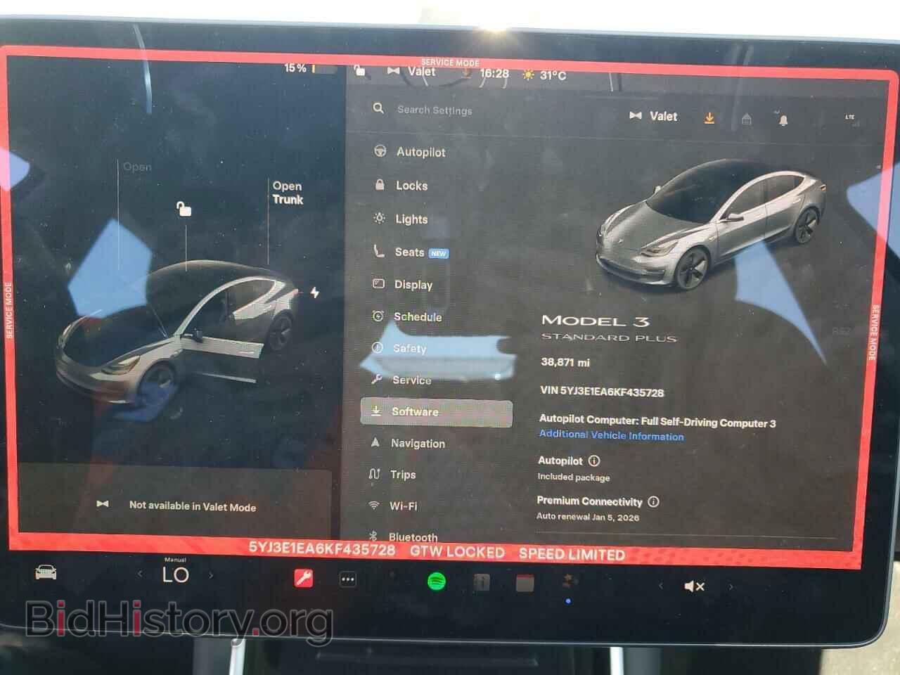 2019 TESLA MODEL 3 - VIN: 5YJ3E1EA6KF435728 - Photo 9