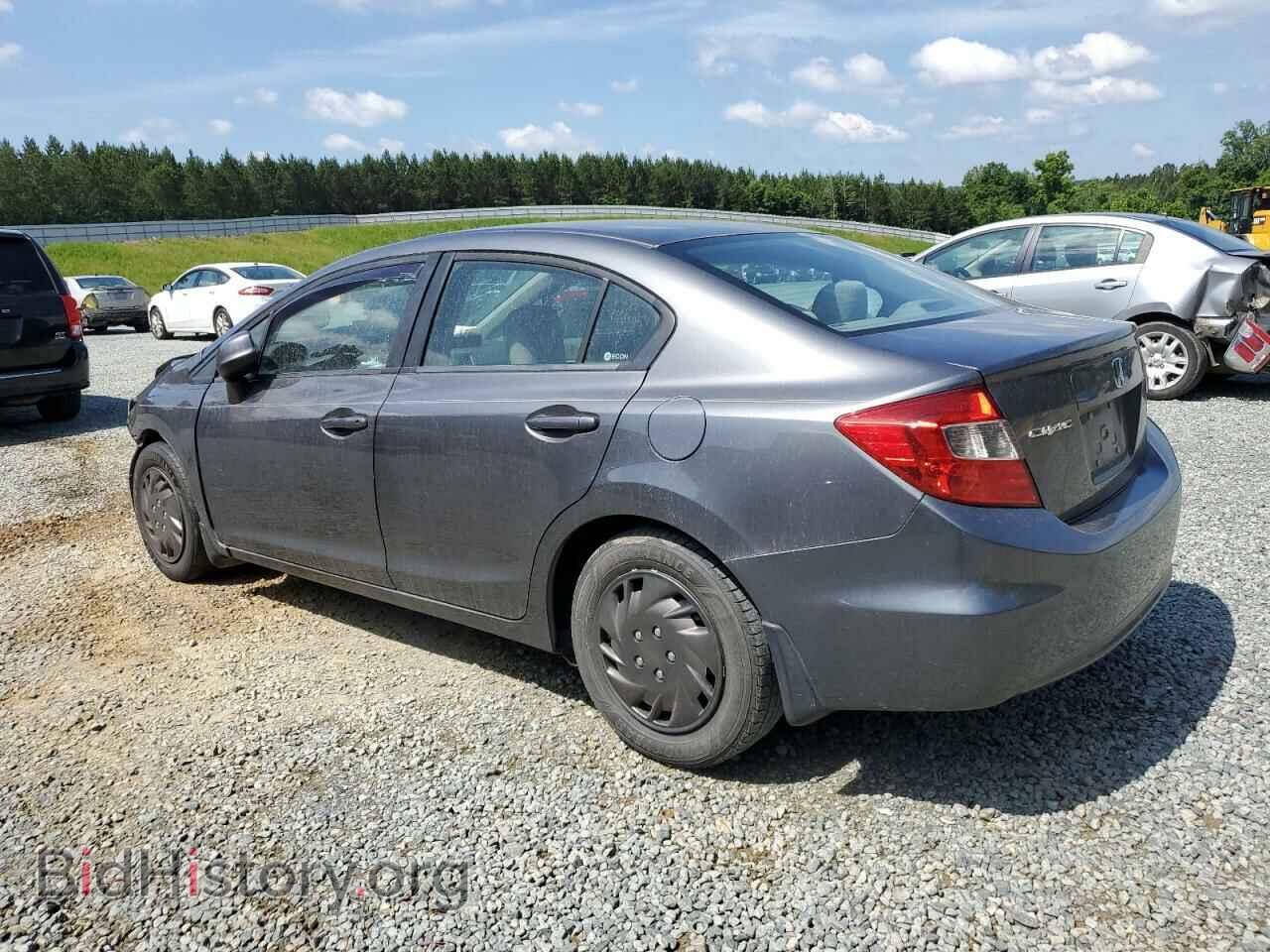 2012 HONDA CIVIC - VIN: 2HGFB2F51CH302546 - Фото 2