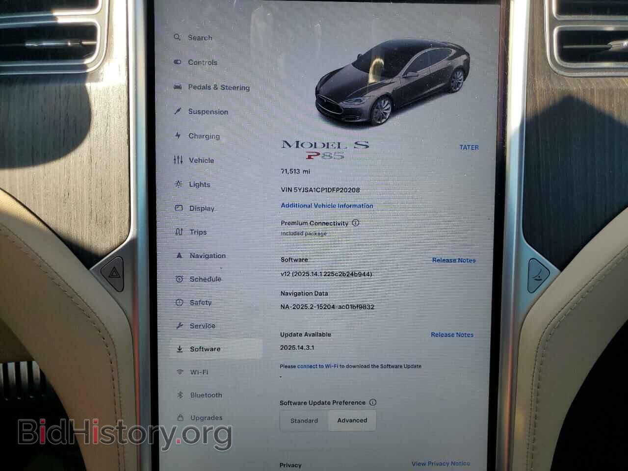 2013 TESLA MODEL S - VIN: 5YJSA1CP1DFP20208 - Photo 9