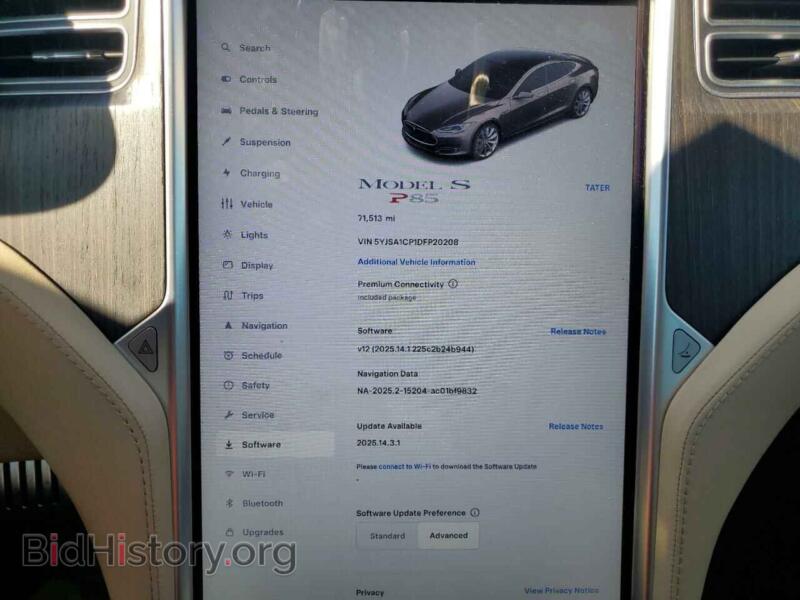 2013 Tesla MODEL S (VIN 5YJSA1CP1DFP20208) — фото 9 из 14