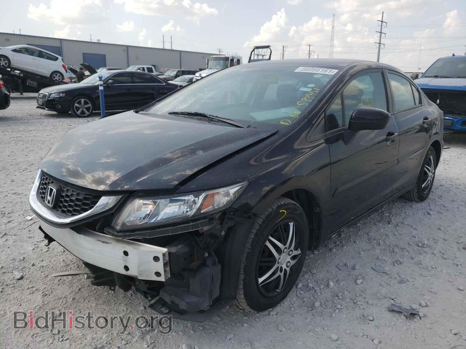 2014 HONDA CIVIC - VIN: 2HGFB2F51EH533451 - Фото 2