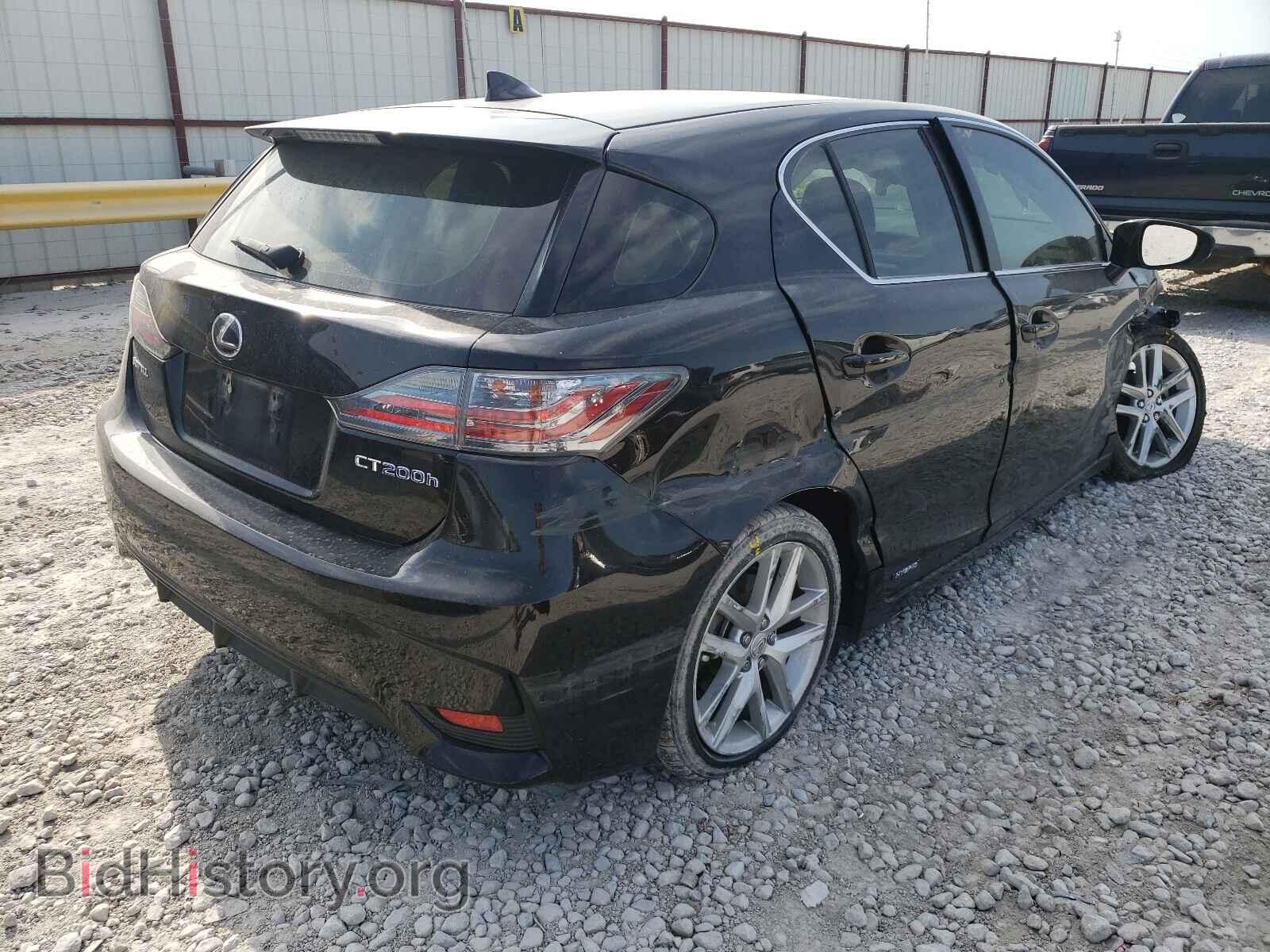 2015 LEXUS CT 200 - VIN: JTHKD5BH2F2216778 - Фото 4