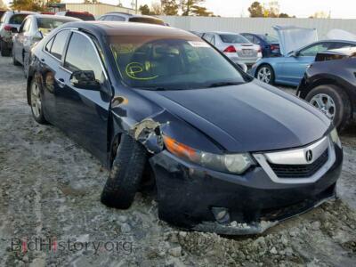 2010 Acura TSX, черный — VIN GH4CU2F65AC000485, Copart