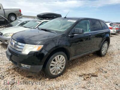 2008 Ford EDGE Limited, черный — VIN 2FMDK49C68BB01419, Copart