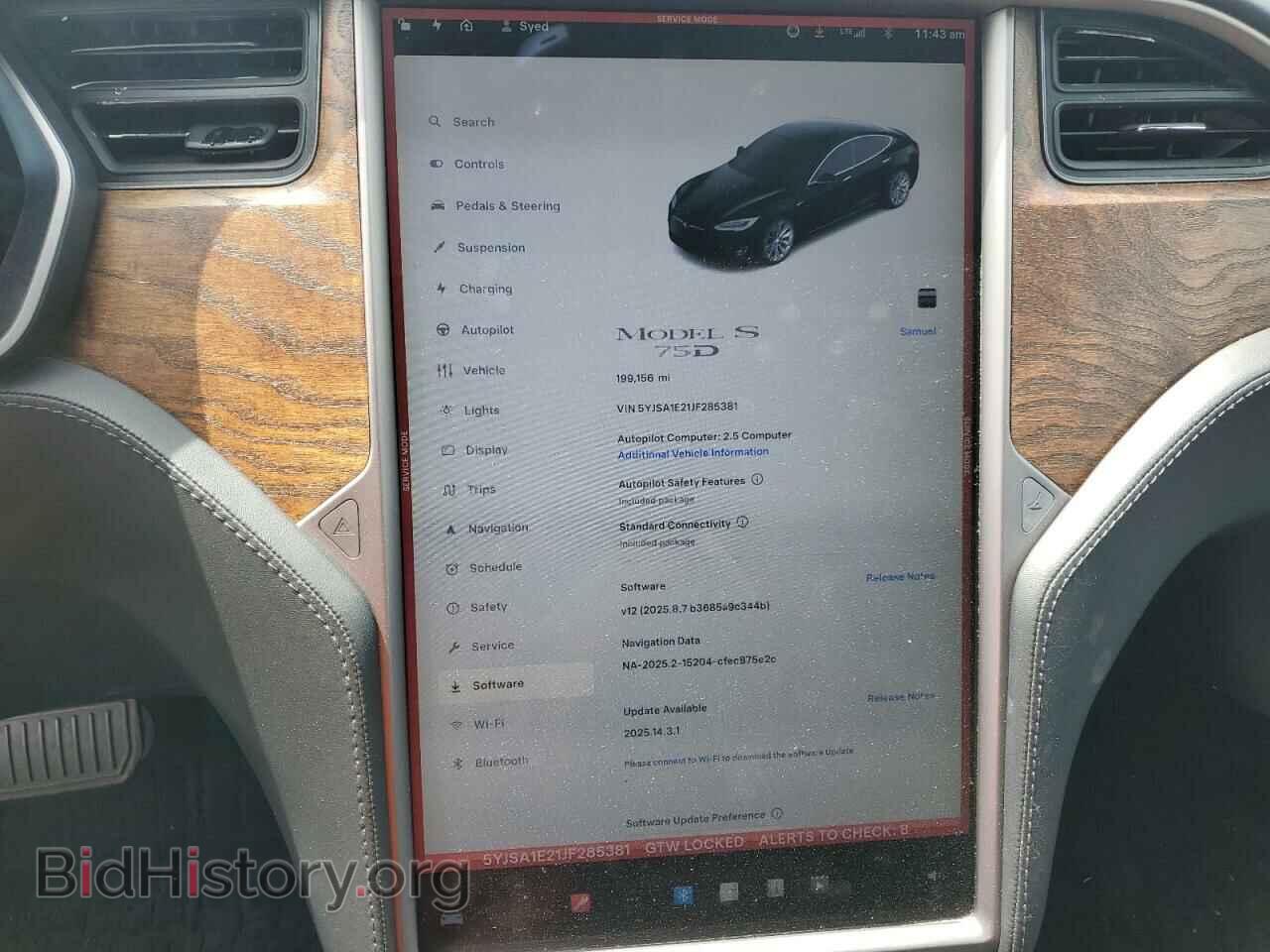 2018 TESLA MODEL S - VIN: 5YJSA1E21JF285381 - Фото 9