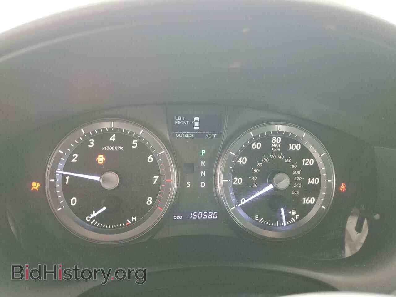 2012 LEXUS ES350 - VIN: JTHBK1EG1C2500996 - Фото 9