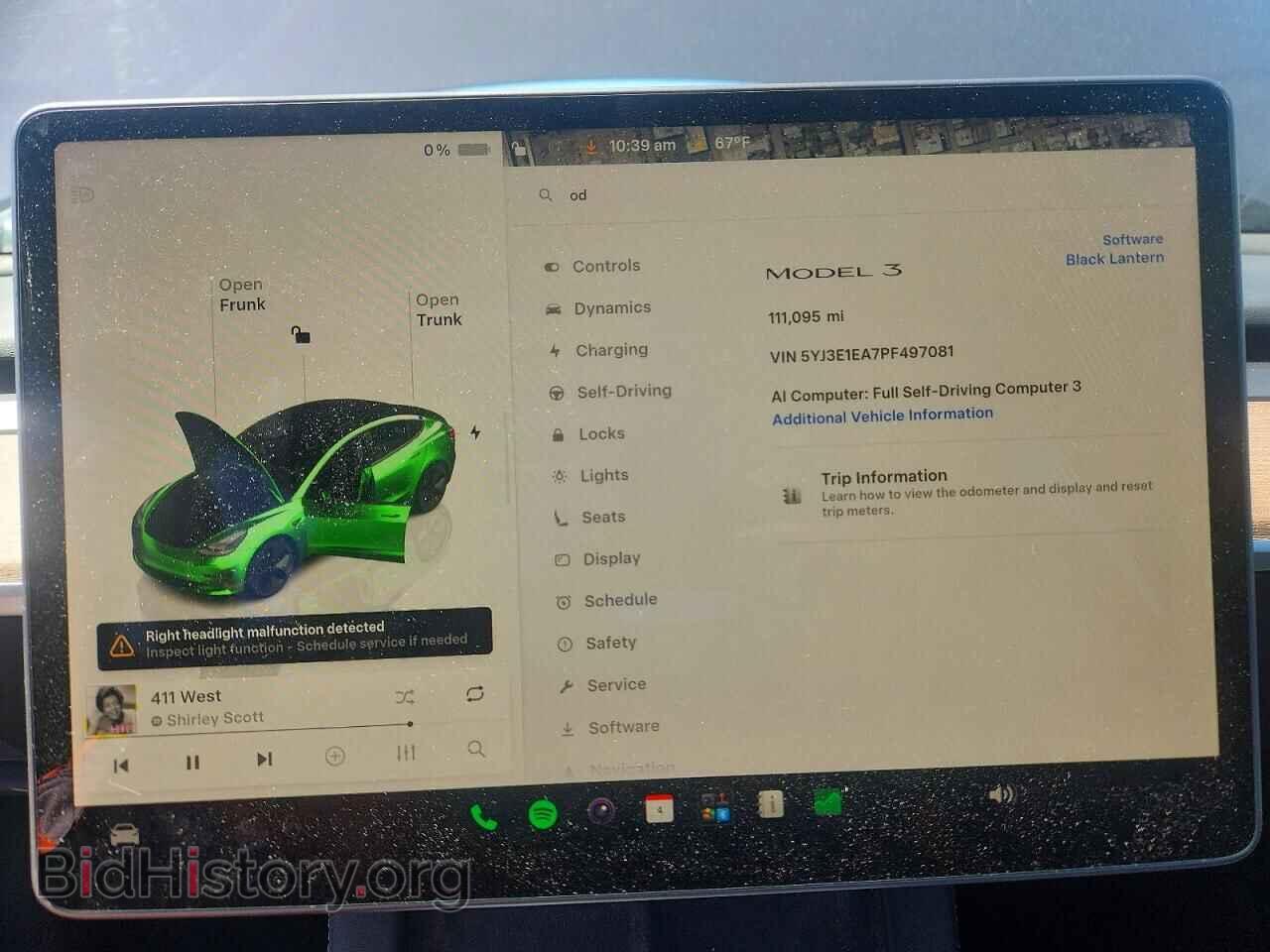 2023 TESLA MODEL 3 - VIN: 5YJ3E1EA7PF497081 - Photo 9