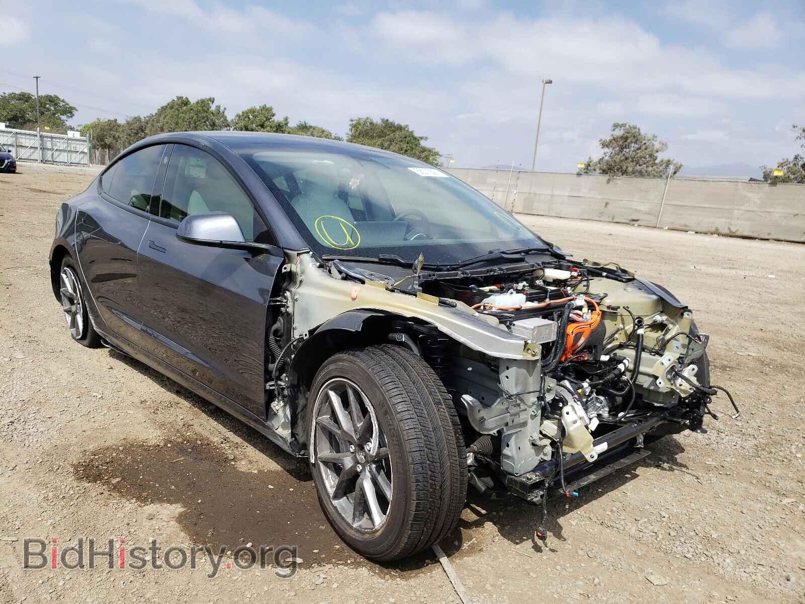 Photo 5YJ3E1EB9MF930663 - TESLA MODEL 3 2021