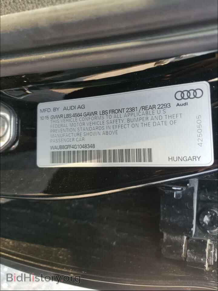 2016 AUDI A3 - VIN: WAUB8GFF4G1048348 - Фото 10