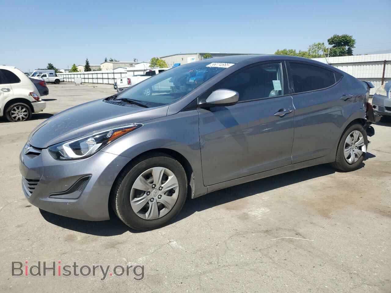 Photo KMHDH4AE3GU647082 - HYUNDAI ELANTRA 2016