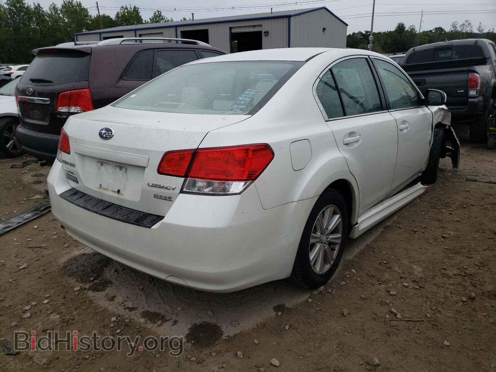 2012 SUBARU LEGACY - VIN: 4S3BMBA68C3020141 - Фото 4