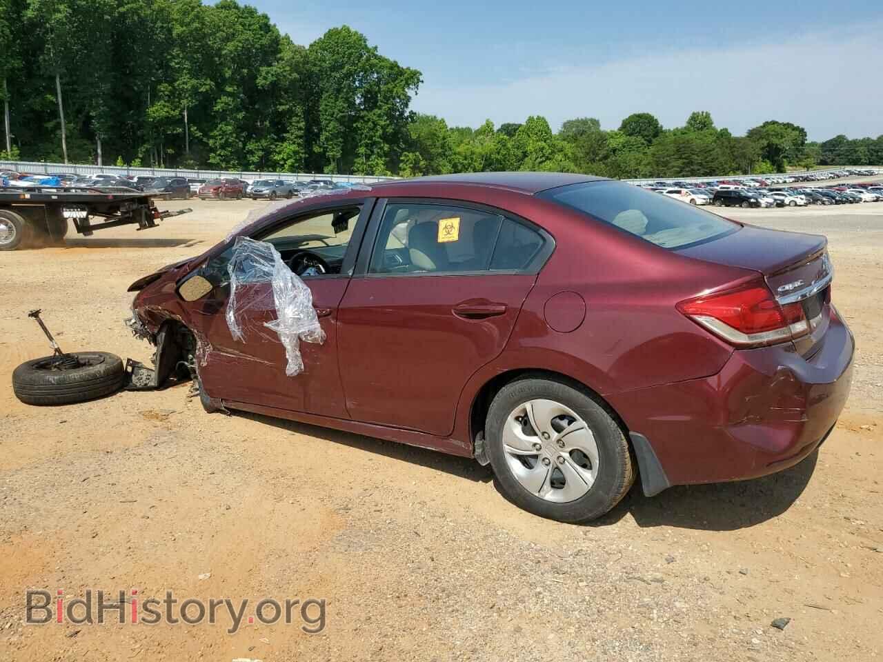 2013 HONDA CIVIC - VIN: 2HGFB2F52DH567204 - Фото 2