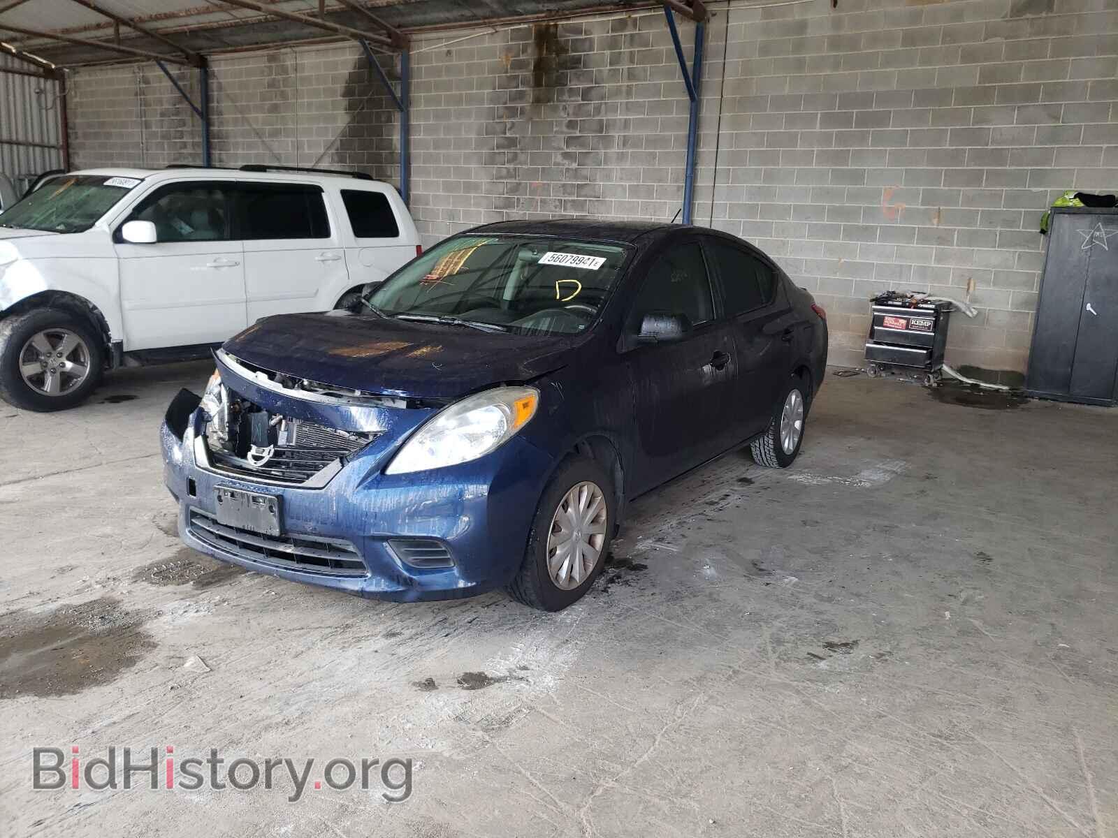 2012 NISSAN VERSA - VIN: 3N1CN7APXCL878404 - Фото 2